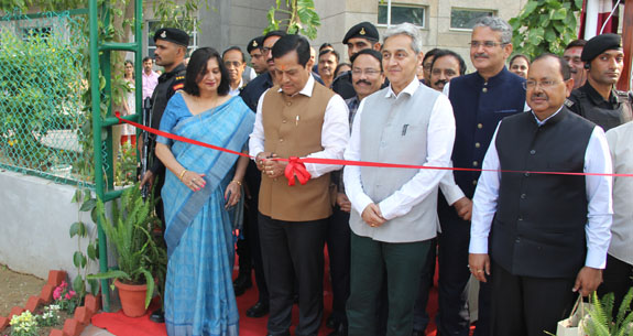 NCoEGPS Inauguration by Union Minister  Mr Sarbananda Sonowal at TERI campus, Gwal Pahari
